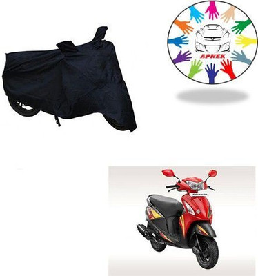 DeepShakshi AUTOMOTIVE Waterproof Two Wheeler Cover for Mahindra(Stallio, Black)