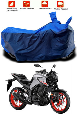 MMSSTAR Waterproof Two Wheeler Cover for Yamaha(MT-03, Blue, Blue)