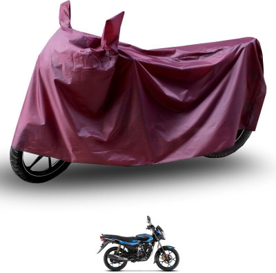 KEDIT Two Wheeler Cover for Bajaj(Platina 125, Maroon)