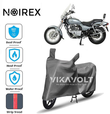 NOIREX Two Wheeler Cover for Bajaj(Avenger 220 Cruise, Grey)