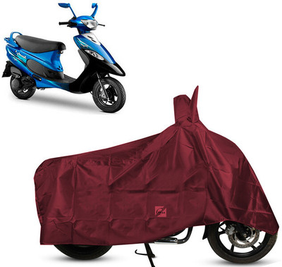 EGAL Waterproof Two Wheeler Cover for TVS(Pep+, Maroon)
