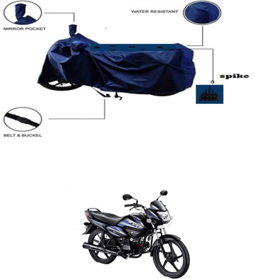ZEDTEEK Waterproof Two Wheeler Cover for Hero(Splendor Plus, Blue)