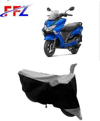 FFZ Waterproof Two Wheeler Cover for Suzuki(Burgman Street, Black, Grey)
