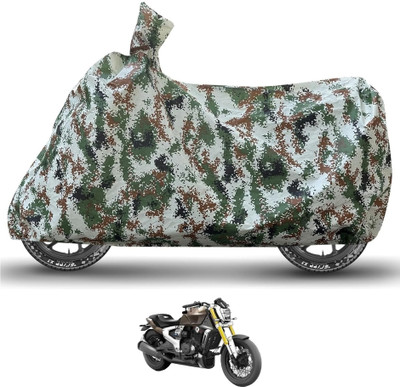 Caronix Waterproof Two Wheeler Cover for TVS(Zeppelin, Green)