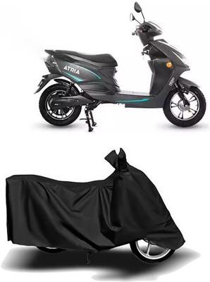Mdstar Waterproof Two Wheeler Cover for Hero(Electric Photon, Black)