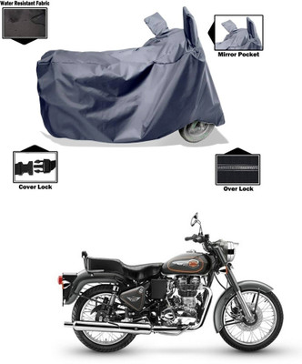 PAGORA Waterproof Two Wheeler Cover for Royal Enfield(Bullet 500, Grey)