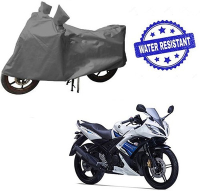 DeepShakshi AUTOMOTIVE Waterproof Two Wheeler Cover for Yamaha(YZF R15 S, Grey)