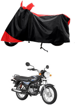 GROFATIK Two Wheeler Cover for Bajaj(CT100, Red)