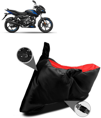 ANTHUB Waterproof Two Wheeler Cover for Bajaj(Pulsar 125, Red)