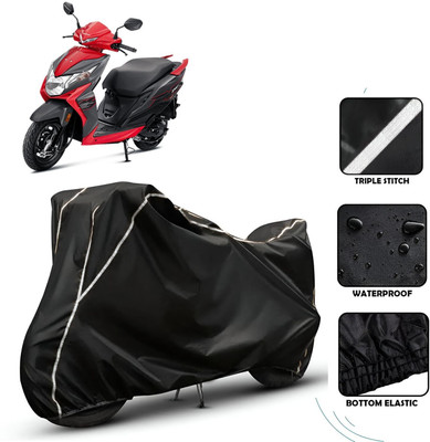 OliverX Waterproof Two Wheeler Cover for Honda(Dio, Black)