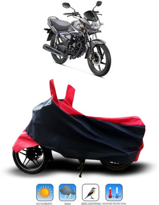 KEDIT Two Wheeler Cover for Honda(CB Shine, Red)