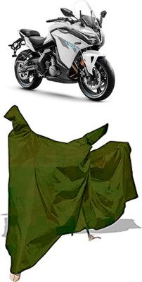 Amexride Two Wheeler Cover for CFMoto(650GT BS6, Maroon)