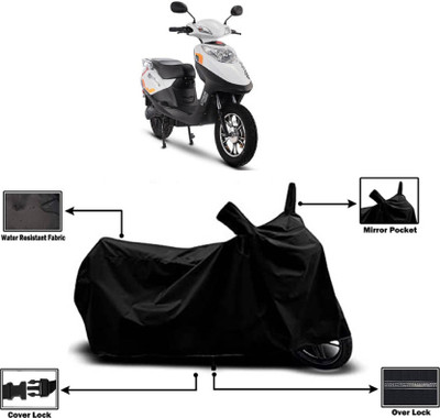 AASHTIK MART Two Wheeler Cover for Hero(Electric Flash BS6, Black)