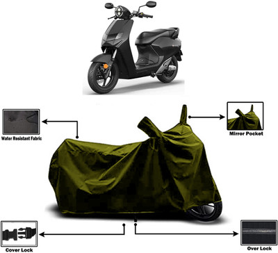 Amexride Two Wheeler Cover for Bounce(Infinity E1, Green)