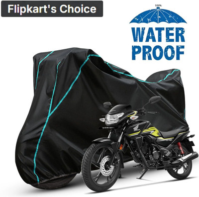 OliverX Waterproof Two Wheeler Cover for Honda(CB Shine, Black, Blue, Multicolor)