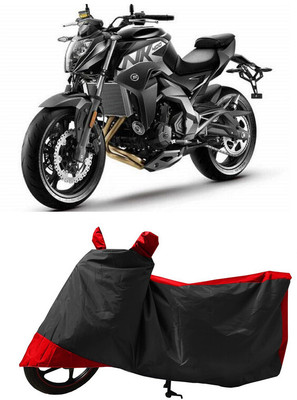GROFATIK Two Wheeler Cover for CFMoto(400NK, Red)