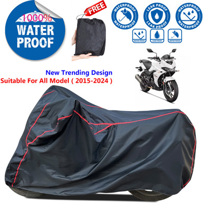 AutoGalaxy Waterproof Two Wheeler Cover for Hero(Xtreme 200S, Black)