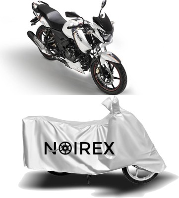 NOIREX Two Wheeler Cover for TVS(Apache RTR 180, Silver)