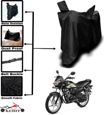 AASHTIK MART Two Wheeler Cover for Hero(CD deluxe, Black)