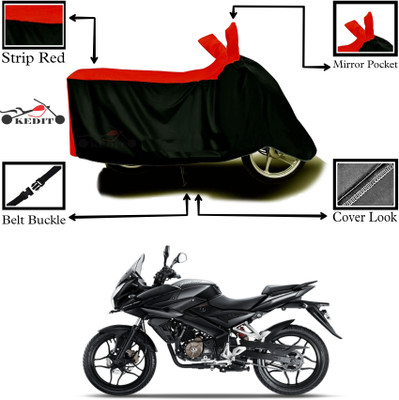 Aveek Two Wheeler Cover for Bajaj(Pulsar 200NS FI, Red, Black)