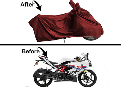 Archistylo Waterproof Two Wheeler Cover for BMW(G 310 R, Maroon)