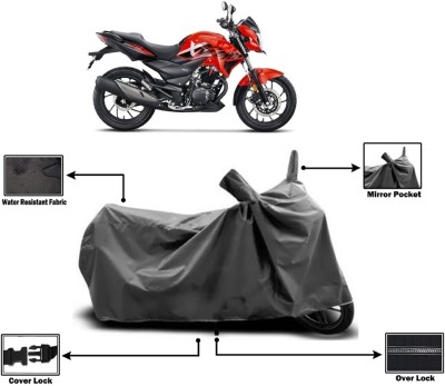 Amexride Two Wheeler Cover for Hero(Xtreme 200R, Grey)