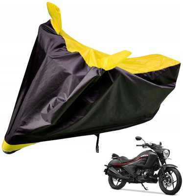 MOCKHE Two Wheeler Cover for Suzuki(Intruder 250, Yellow)