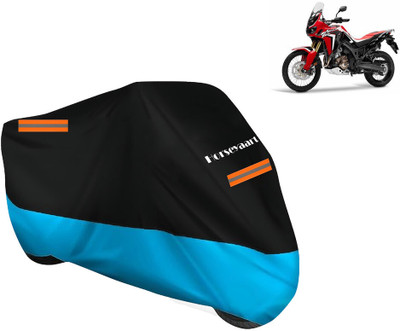 Horseyaart Waterproof Two Wheeler Cover for Honda(CRF1000L Africa Twin BS6, Blue)