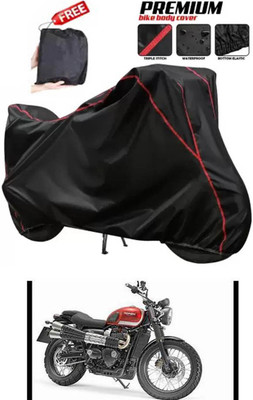 DeepShakshi AUTOMOTIVE Two Wheeler Cover for Ducati(Scrambler, Black)