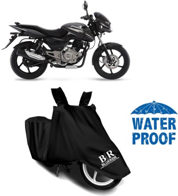 BLUERIDE Waterproof Two Wheeler Cover for Bajaj(Pulsar 150, Black)