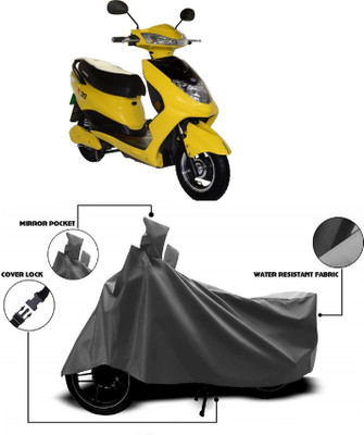 DeepShakshi AUTOMOTIVE Waterproof Two Wheeler Cover for Okinawa(R30 electric scooter, Grey)