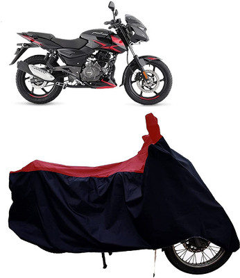 KEDIT Two Wheeler Cover for Bajaj(Pulsar 150 BS6, Red, Black)