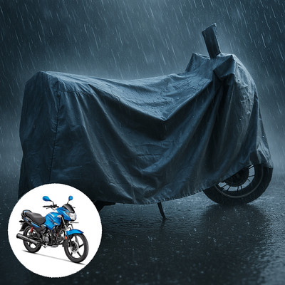 PAGORA Waterproof Two Wheeler Cover for Hero(Glamour FI, Grey)