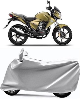 AUCTIMO Two Wheeler Cover for Honda(Unicorn Dazzler, Silver)