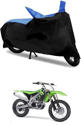 Mdstar Waterproof Two Wheeler Cover for Kawasaki(Blue, Black)