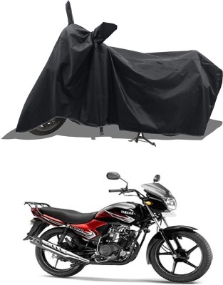 DeepShakshi AUTOMOTIVE Two Wheeler Cover for Yamaha(YBR 125, Black)