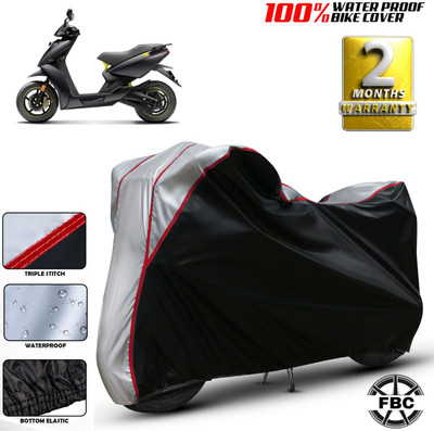 FBC Waterproof Two Wheeler Cover for Ather(450 X, Black)