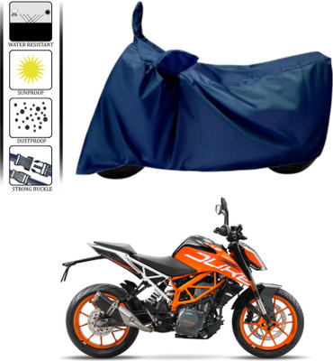 HWSXQAE Waterproof Two Wheeler Cover for KTM(390 Duke, Blue)