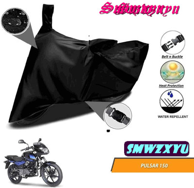 smwzxyu Waterproof Two Wheeler Cover for Bajaj(Pulsar 150, Black)