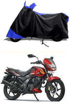 GROFATIK Two Wheeler Cover for TVS(Flame SR125, Blue)