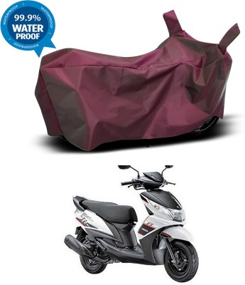 Ascension Waterproof Two Wheeler Cover for Yamaha(Ray Z, Maroon)