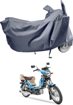 Amexride Two Wheeler Cover for TVS(Heavy Duty BS6, Grey)
