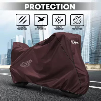 AUCTIMO Two Wheeler Cover for Bajaj(Discover 100 DTS-i, Multicolor)