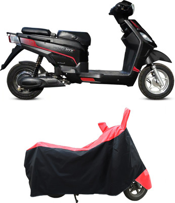 Coxtor Two Wheeler Cover for Hero Electric(Electric NYX HS500 ER, Red)