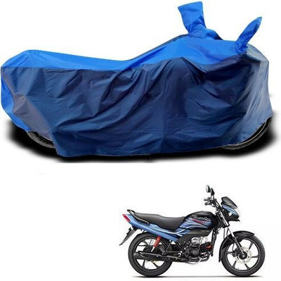 DeepShakshi AUTOMOTIVE Waterproof Two Wheeler Cover for Honda(Passion Pro, Blue)
