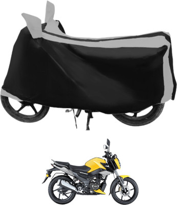 Euro Care Waterproof Two Wheeler Cover for TVS(Raider, Silver)