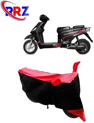 AutoGalaxy Waterproof Two Wheeler Cover for Hero Electric(Electric NYX, Black, Red)
