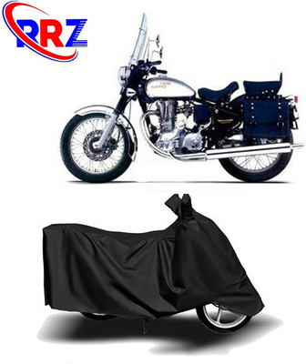 RRZ Waterproof Two Wheeler Cover for Royal Enfield(Machismo 350, Black)