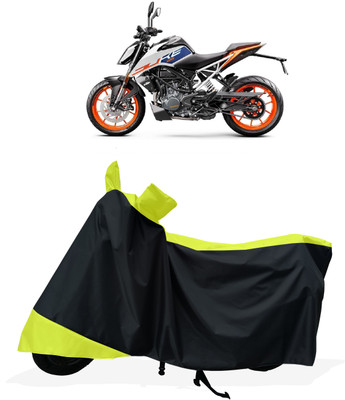 Tricway Two Wheeler Cover for KTM(125 Duke, Yellow)