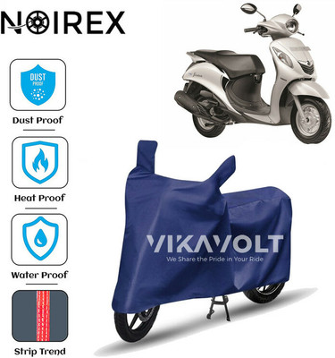 NOIREX Waterproof Two Wheeler Cover for Yamaha(Fascino, Blue)